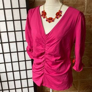 Beautiful rose colored top, size extra-large